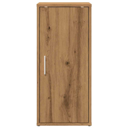 Schoenenkast 32x35x70 cm bewerkt hout artisanaal eikenkleur