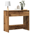Console table 89x41x76.5 cm carved wood old wood-colored