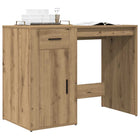 Bureau 100x49x75 cm bewerkt hout eikenkleur