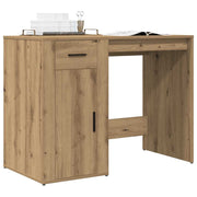 Desk 100x49x75 cm treated wood artisanal oak finish
