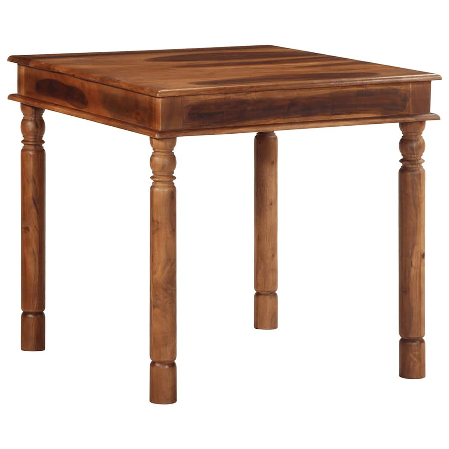 Eettafel 80x80x77 cm massief acaciahout