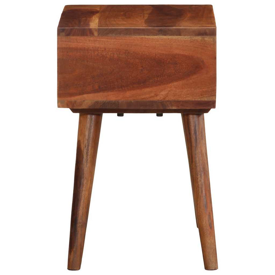 Bijzettafel 45x30x45 cm massief acaciahout