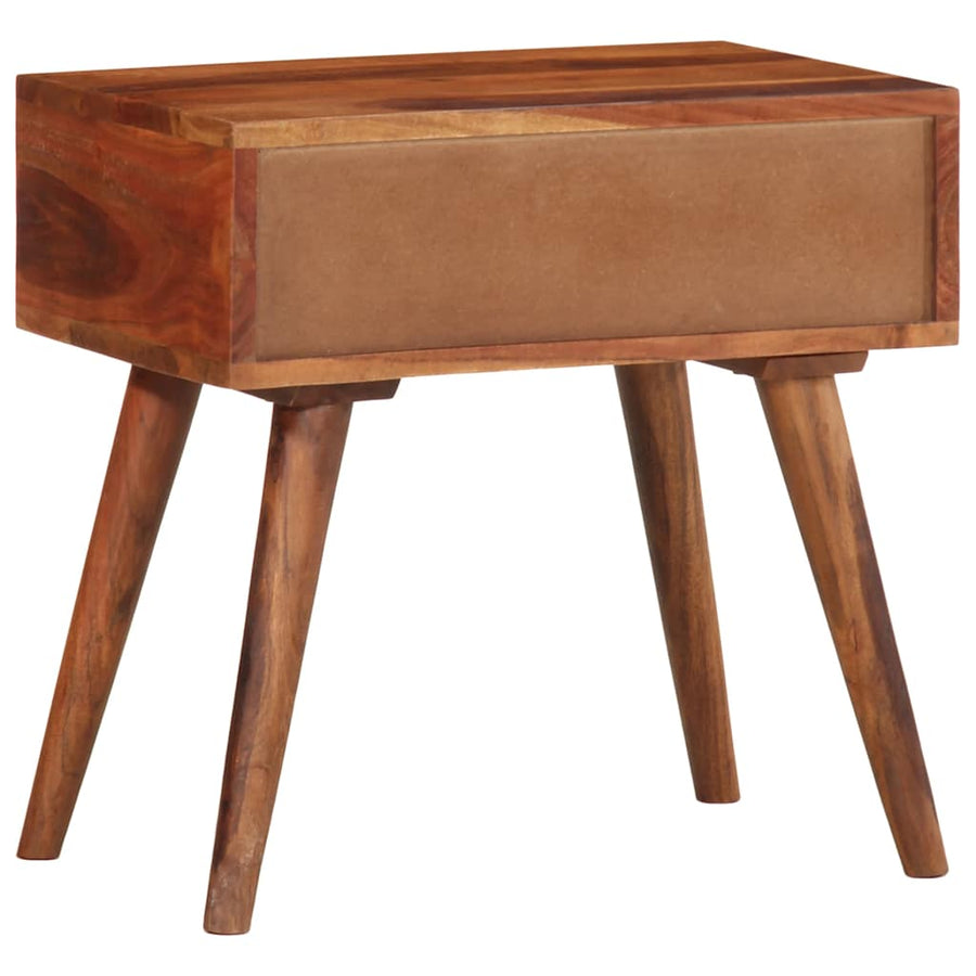 Bijzettafel 45x30x45 cm massief acaciahout