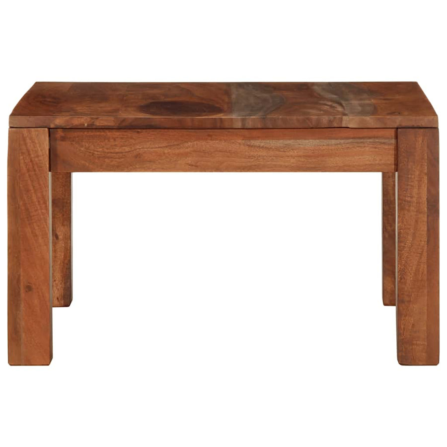 Salontafel 60X60X35 Cm Massief Acaciahout
