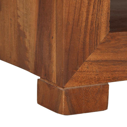 Bijzettafel 37x29x40 cm massief acaciahout