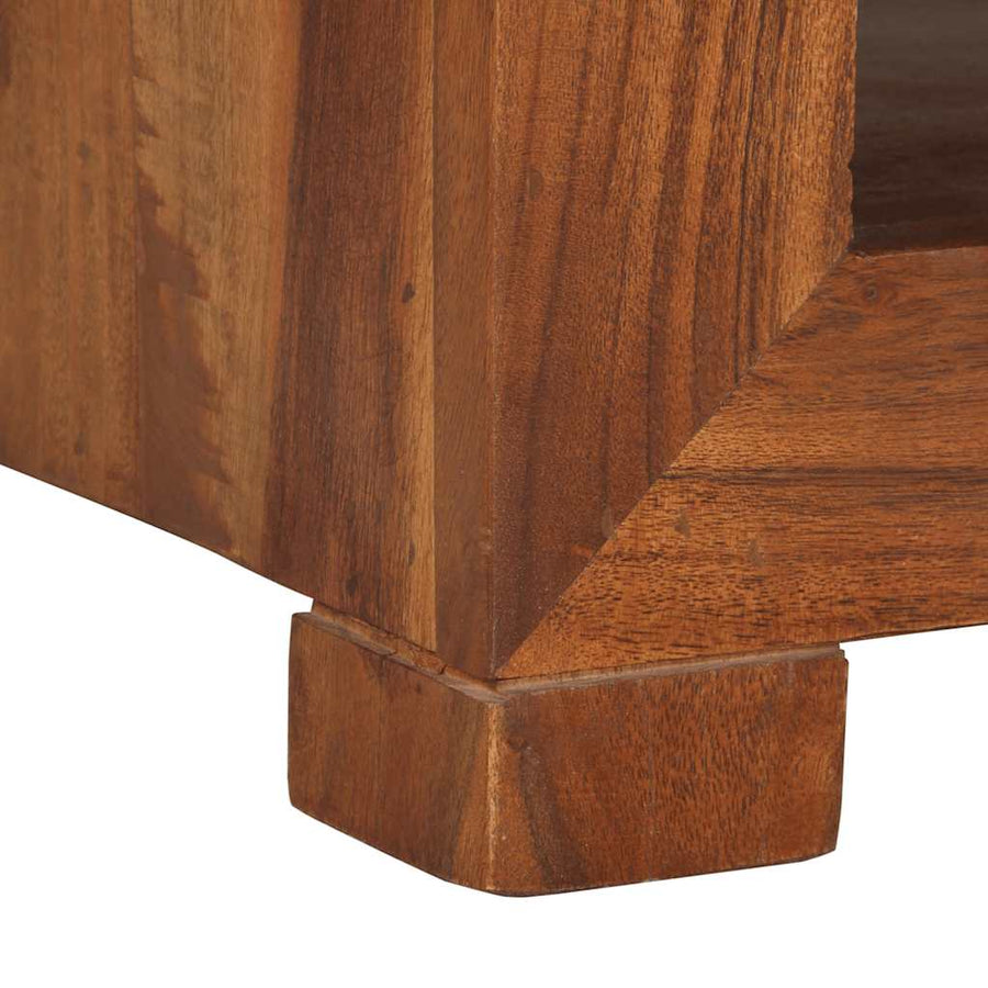 Bijzettafel 37x29x40 cm massief acaciahout