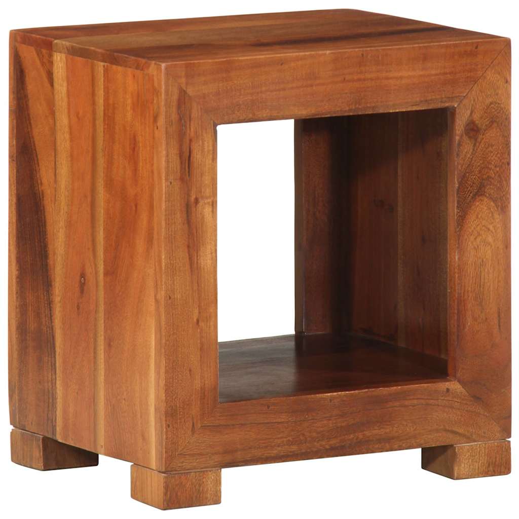 Bijzettafel 37x29x40 cm massief acaciahout