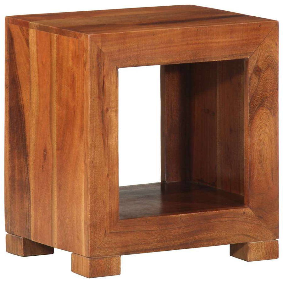 Bijzettafel 37x29x40 cm massief acaciahout