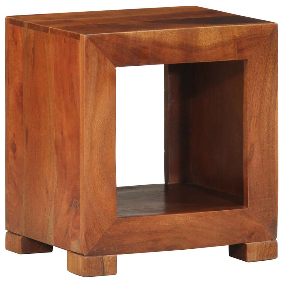 Bijzettafel 37x29x40 cm massief acaciahout