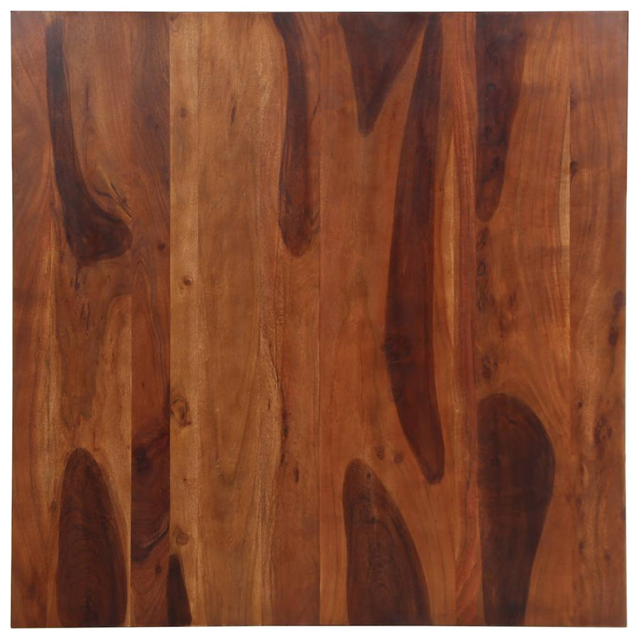 Eettafel 120x120x77 cm massief acaciahout