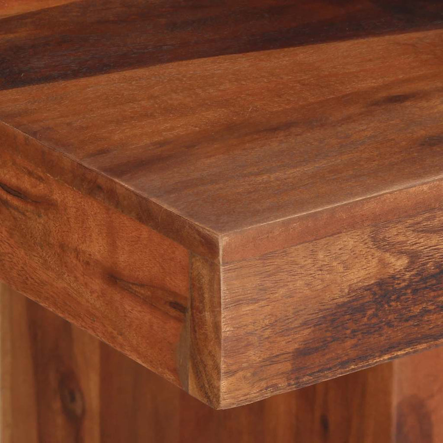 Eettafel 120x120x77 cm massief acaciahout