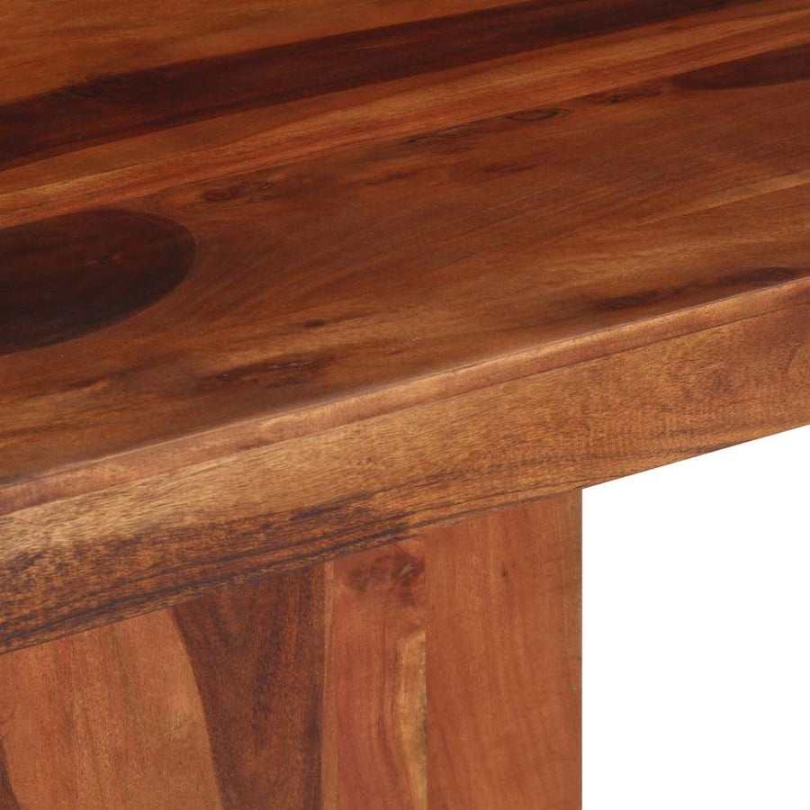 Eettafel 120x120x77 cm massief acaciahout