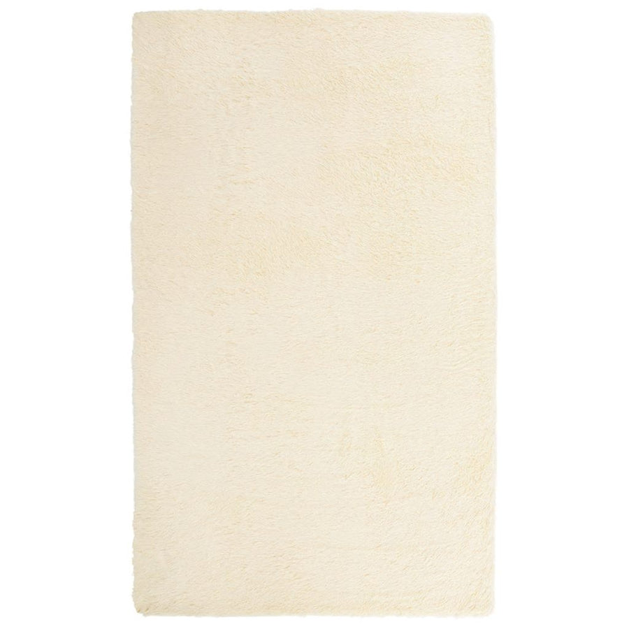 Hoogpolig vloerkleed NAVARRA 60x100 cm polyester crèmekleurig