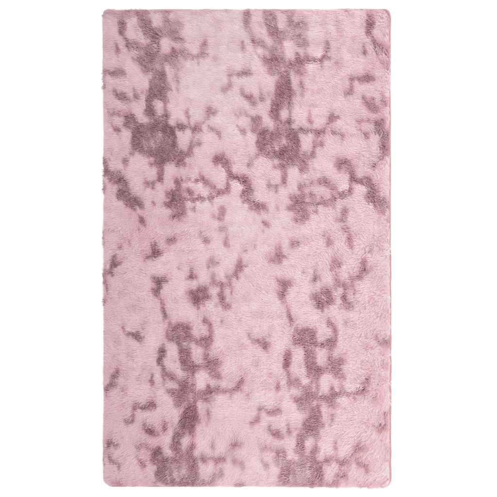 Hoogpolig Vloerkleed Navarra Polyester Stoffig Roze Dusty Pink 60 x 100 cm