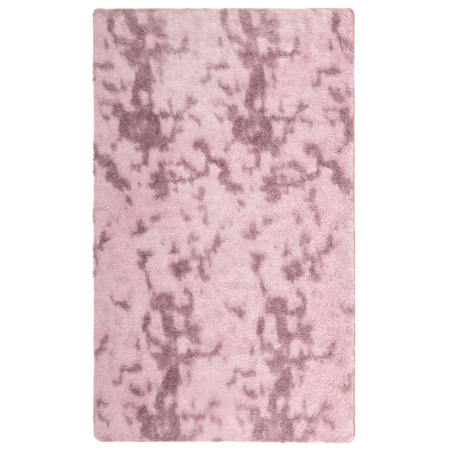 Hoogpolig Vloerkleed Navarra Polyester Stoffig Roze Dusty Pink 60 x 100 cm