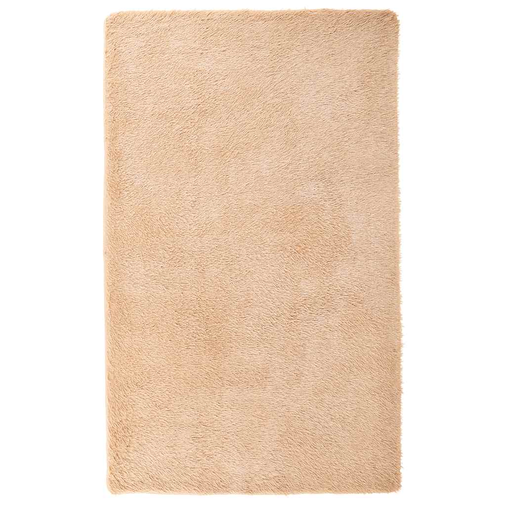 Hoogpolig vloerkleed NAVARRA 80x150 cm polyester beige
