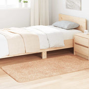 Vloerkleed hoogpolig NAVARRA 80x150 cm polyester beige
