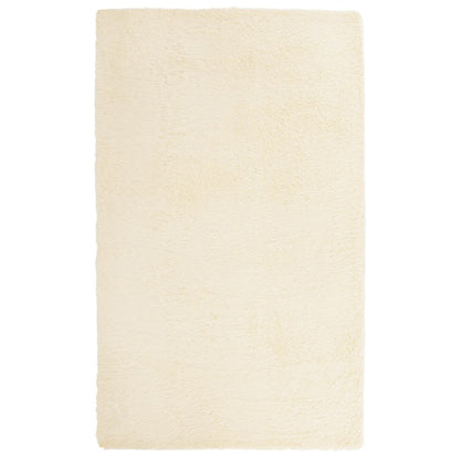 Hoogpolig vloerkleed NAVARRA 80x150 cm polyester crèmekleurig