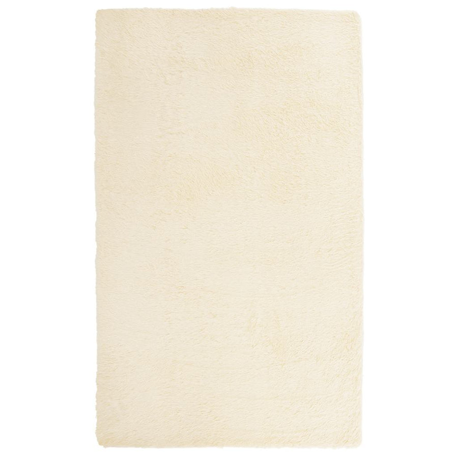 Hoogpolig vloerkleed NAVARRA 80x150 cm polyester crèmekleurig