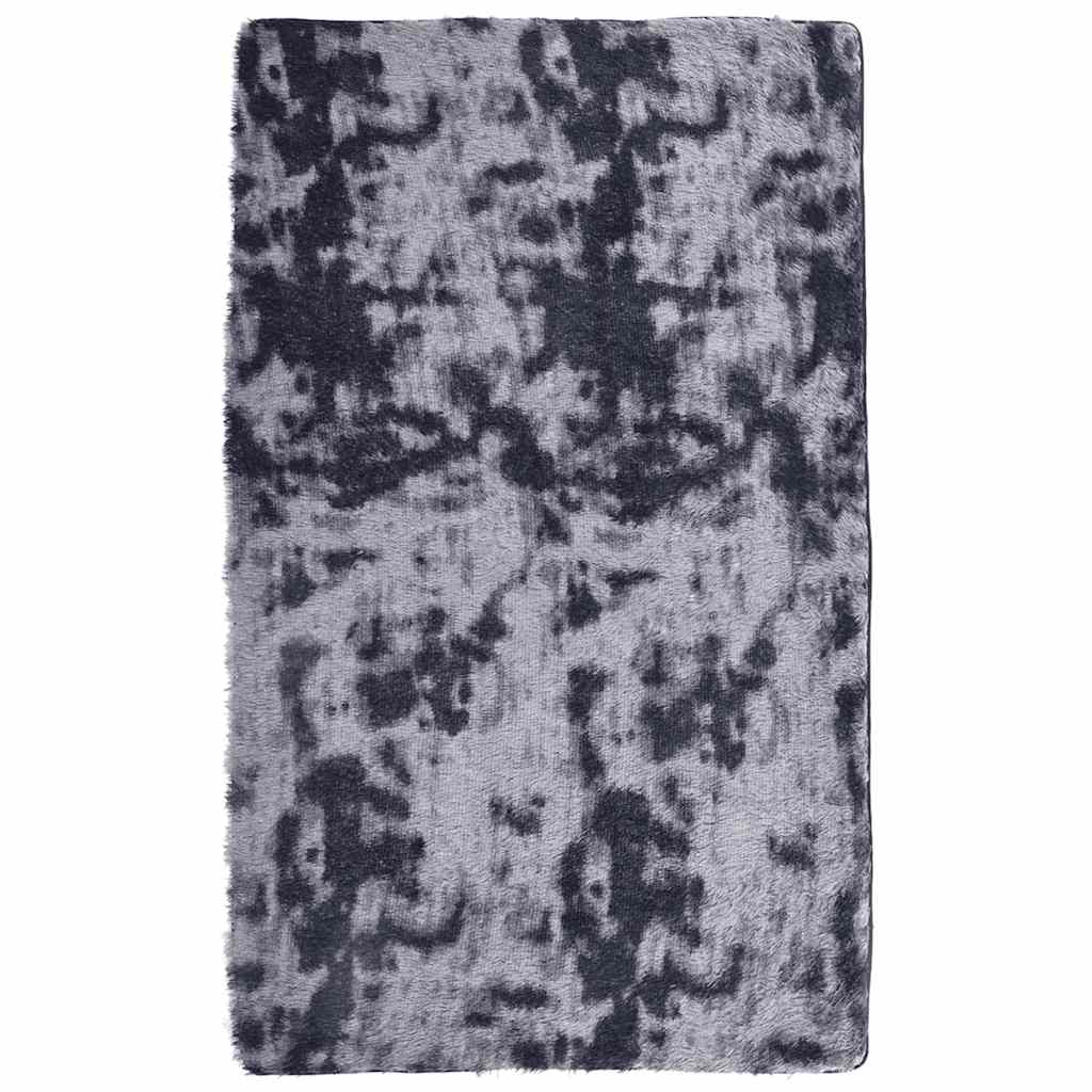 Hoogpolig vloerkleed NAVARRA 80x150 cm polyester donkergrijs