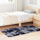 High-pile rug NAVARRA 80x150 cm polyester dark grey