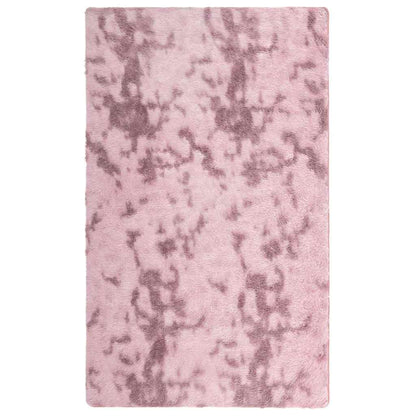 Hoogpolig vloerkleed NAVARRA 80x150 cm polyester stoffig roze