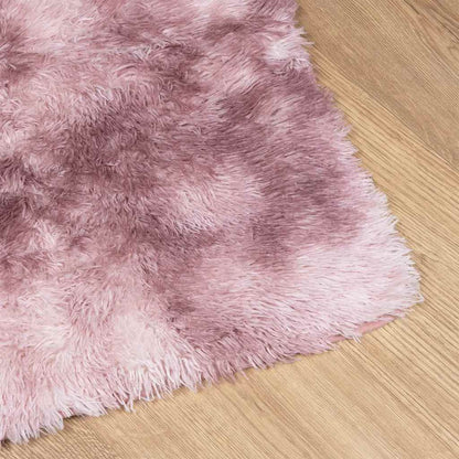 Hoogpolig vloerkleed NAVARRA 80x150 cm polyester stoffig roze