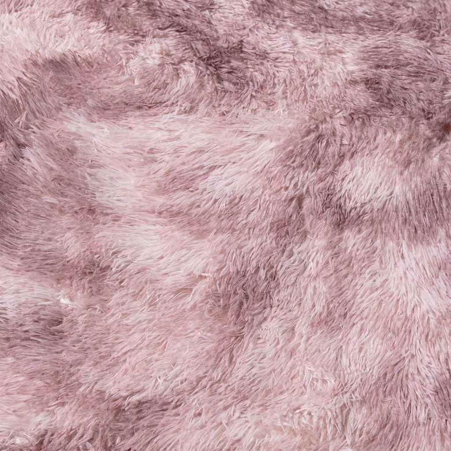 Hoogpolig vloerkleed NAVARRA 80x150 cm polyester stoffig roze