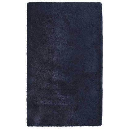 Hoogpolig Vloerkleed Navarra Polyester Marineblauw 80 x 150 cm