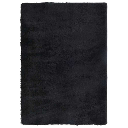 Hoogpolig vloerkleed NAVARRA 120x170 cm polyester zwart
