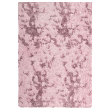 Hoogpolig vloerkleed NAVARRA 120x170 cm polyester stoffig roze