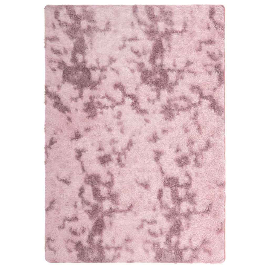 Hoogpolig vloerkleed NAVARRA 120x170 cm polyester stoffig roze