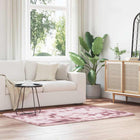High-pile rug NAVARRA 120x170 cm polyester dusty pink