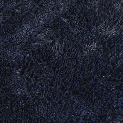 Hoogpolig vloerkleed NAVARRA 120x170 cm polyester marineblauw