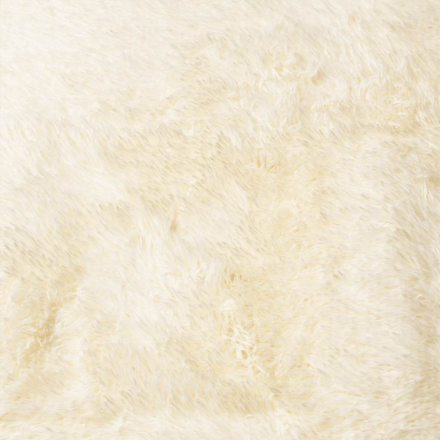 Hoogpolig vloerkleed NAVARRA 130x200 cm polyester crèmekleurig