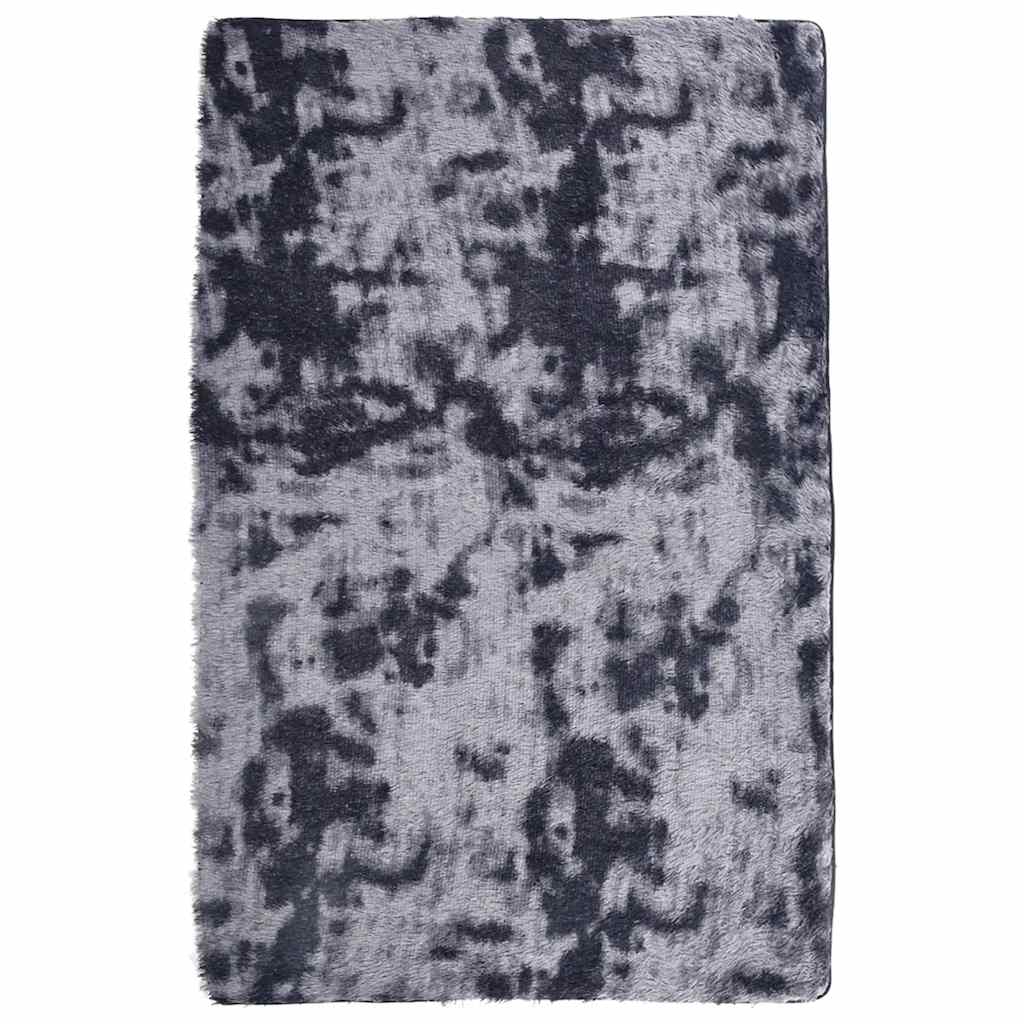 Hoogpolig vloerkleed NAVARRA 130x200 cm polyester donkergrijs