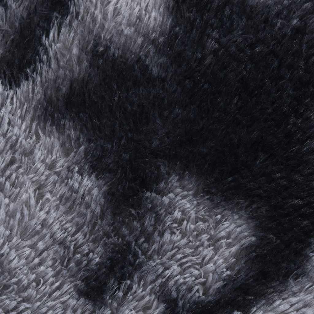 Hoogpolig vloerkleed NAVARRA 130x200 cm polyester donkergrijs
