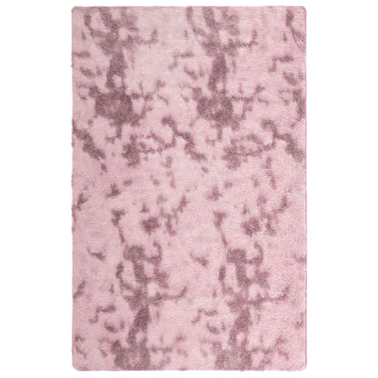Hoogpolig vloerkleed NAVARRA 130x200 cm polyester stoffig roze