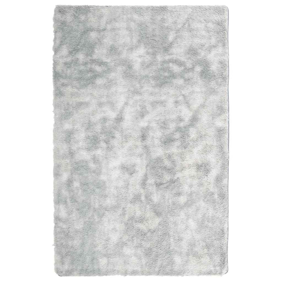 Hoogpolig vloerkleed NAVARRA 130x200 cm polyester lichtgrijs