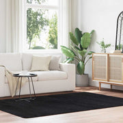 Vloerkleed 160x230 cm polyester zwart