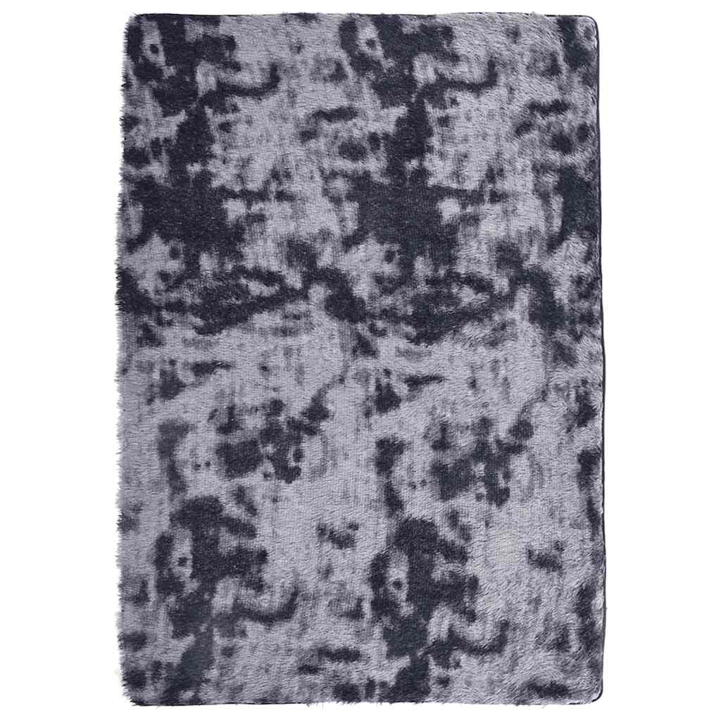 Hoogpolig vloerkleed NAVARRA 160x230 cm polyester donkergrijs