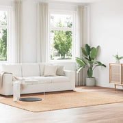 Vloerkleed 200x290 cm hoogpolig beige zilvergrijs