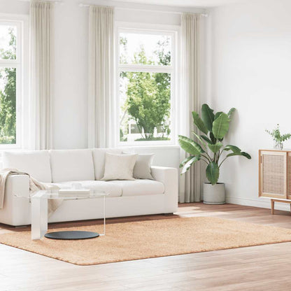 Hoogpolig Vloerkleed Navarra 200X290 Cm Polyester Beige Zilvergrijs