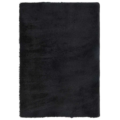 Hoogpolig vloerkleed NAVARRA 200x290 cm polyester zwart