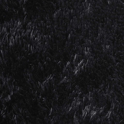 Hoogpolig vloerkleed NAVARRA 200x290 cm polyester zwart