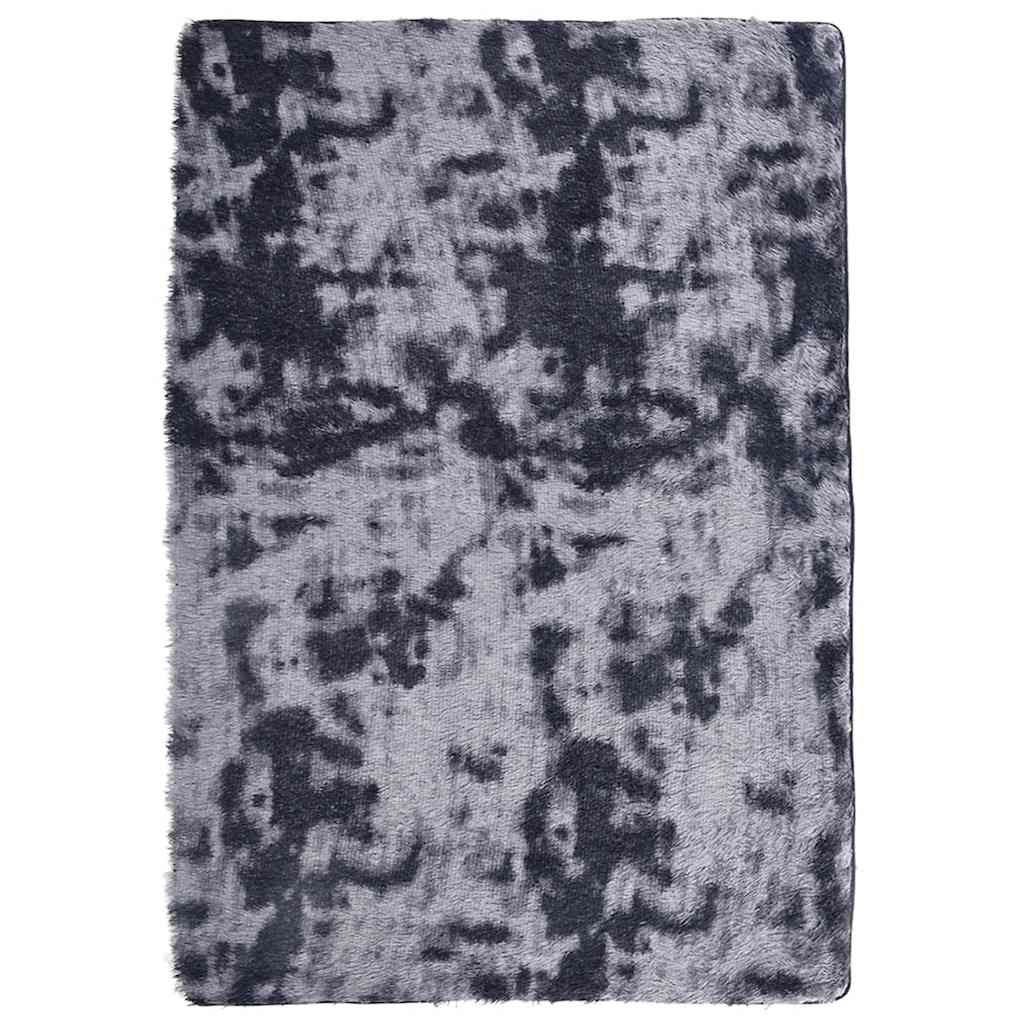 Hoogpolig vloerkleed NAVARRA 200x290 cm polyester donkergrijs