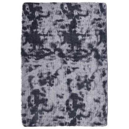 Hoogpolig vloerkleed NAVARRA 200x290 cm polyester donkergrijs