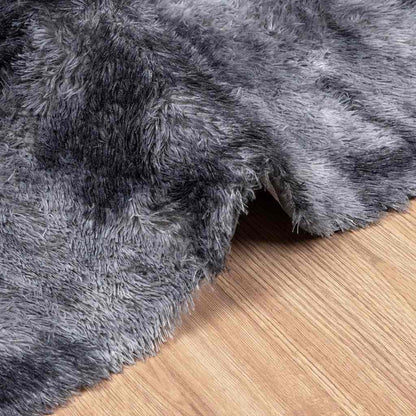 Hoogpolig vloerkleed NAVARRA 200x290 cm polyester donkergrijs
