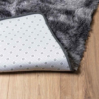 Hoogpolig vloerkleed NAVARRA 200x290 cm polyester donkergrijs