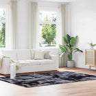 High pile rug NAVARRA 200x290 cm polyester dark grey